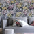 designers guild throw pillow - tapestry flower eau de nil velvet - Fig Linens and Home -205