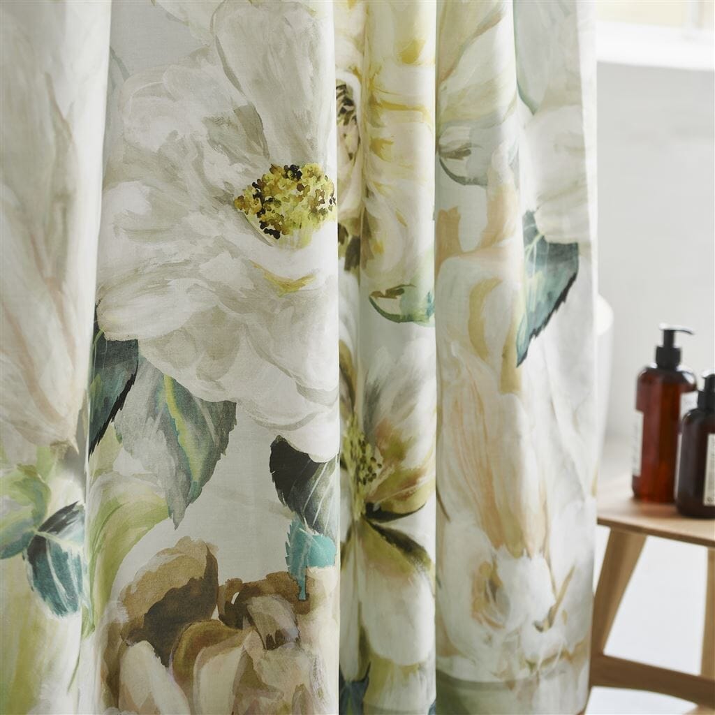 Shower Curtain - Jardin Botanique Birch - Designers Guild Shower Curtains at Fig Linens and Home 4