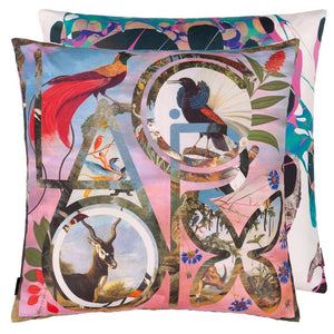 Christian Lacroix Lacroix Paradise Flamingo Throw Pillow | Designers Guild at Fig Linens and Home