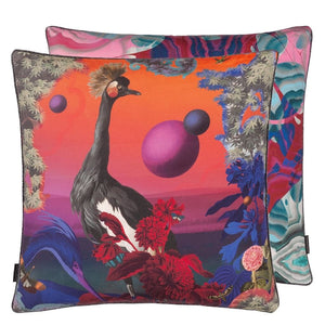 Christian Lacroix Novafrica Sunset Tangerine Throw Pillow | Designers Guild at Fig Linens and Home