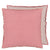 Brera Lino Damask Rose & Travertine Cushion - Fig Linens and Home - Two Sides Shown