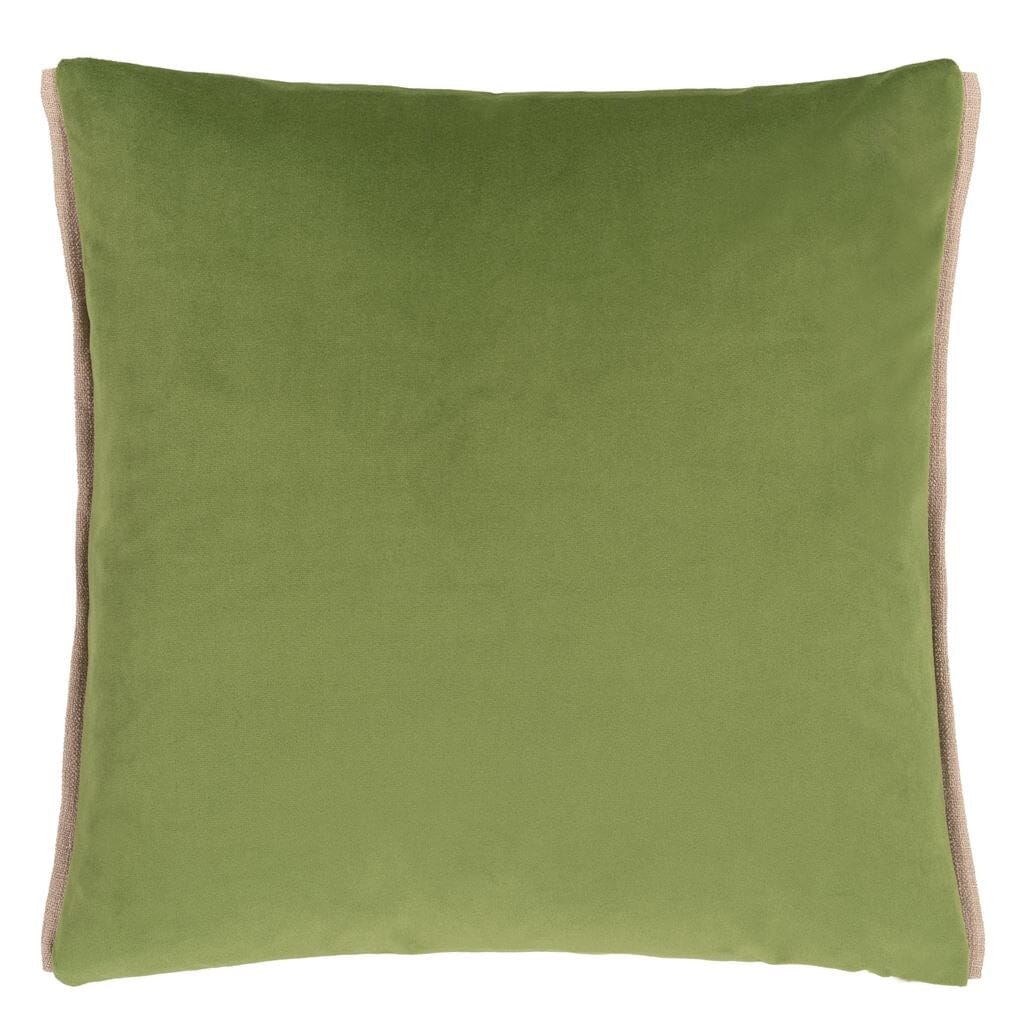 Velluto Emerald Throw Pillow front- Designers Guild at Fig Linens and Home