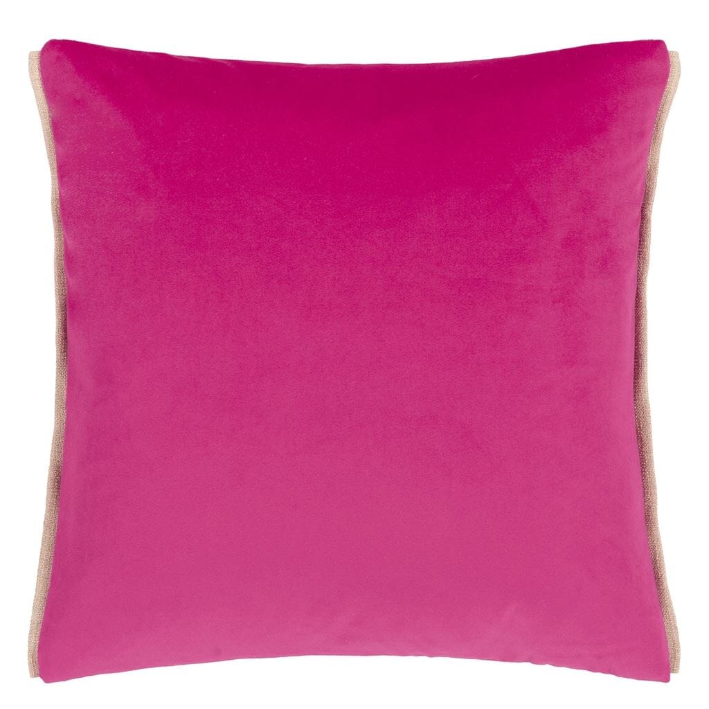 Velluto Magenta Throw Pillow | Designers Guild at Fig Linens and Home