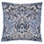 Ikebana Damask Slate Blue Throw Pillow by Designers Guild - Fig Linens and Home - Back