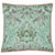 Ikebana Damask Aqua Throw Pillow - Designers Guild - Fig Linens and Home - Back