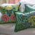 Brocart Decoratif Embroidered - Lime - Cushion - 20" x 20"