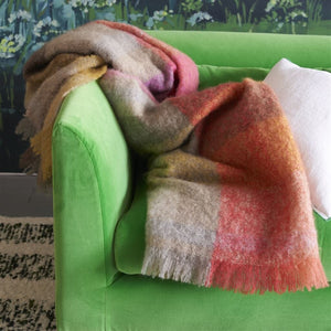 Throw Blanket - Fontaine Sepia Throw - Designers Guild at Fig Linens and Home 17
