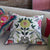 Brocart Decoratif Linen - Fuchsia - Cushion - 22" X 22"