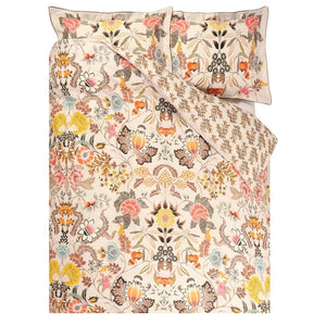 Queen Duvet Cover - Designers Guild Brocart Decoratif Sepia Bedding at Fig Linens and Home