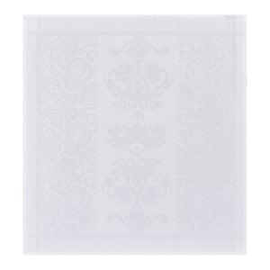 Le Jacquard Français Table Linen Siena Blanc Fig Linens White napkin