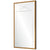Mirror Image Home Gold Leaf & Walnut Panel Wall Mirror - Fig Linens - Side