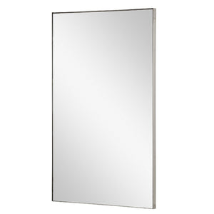 Fig Linens - Mirror Image Home Polished Stainless Steel Wall Mirror - Side