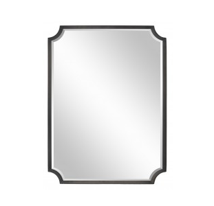 Black Nickel Wall Mirror by Mirror Image Home | Fig Linens