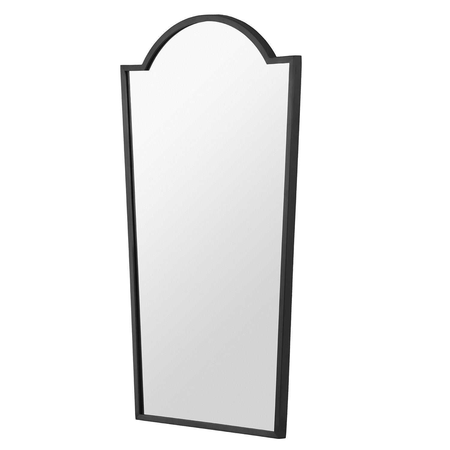 Fig Linens - Mirror Image Home Black Nickel Wall Mirror - Side