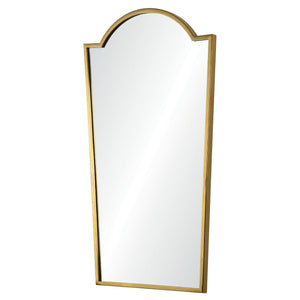 Fig Linens - Mirror Image Home Burnished Brass Wall Mirror - Side