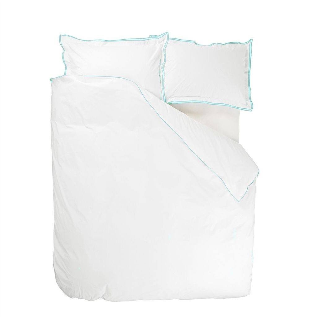 Designers Guild Designers Guild Astor Jade Bedding - King Duvet Cover 105 x 96in Jade at FIG LINENS AND HOME - 2