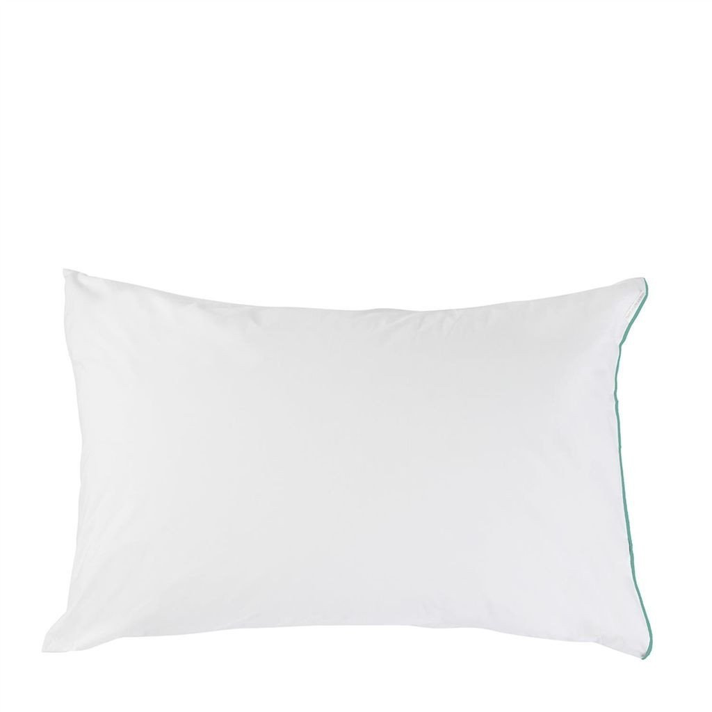 Designers Guild Designers Guild Astor Jade Bedding - King Pillowcase 36 x 20in Jade at FIG LINENS AND HOME - 5