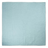 Designers Guild Designers Guild Chenevard Pebble & Duck Egg Quilt & Shams - Euro Sham 26x26 Pebble & Duck Egg at FIG LINENS AND HOME - 7