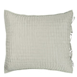 Designers Guild Designers Guild Chenevard Pebble & Duck Egg Quilt & Shams - Euro Sham 26x26 Pebble & Duck Egg at FIG LINENS AND HOME - 4