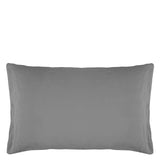 Designers Guild Biella Pale Grey and Dove 100% Linen Pillowcase | Fig Linens