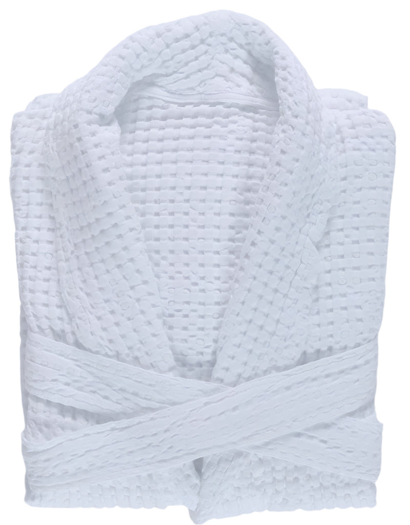 Abyss Bath Robe - Abyss Pousada White 100 Robe - Fig Linens and Home