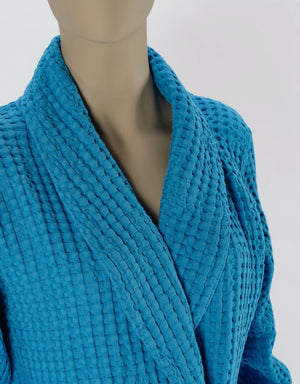Bath Robe - Abyss Pousada Shawl Collar Detail Robe - Fig Linens