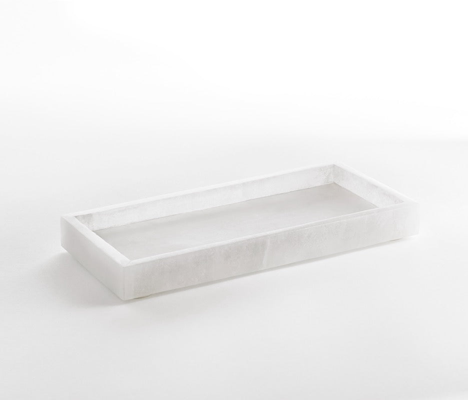 Alabaster Bath Accessories - Tray by Kassatex - Fig Linens and Home