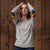 Alicia Adams Alpaca Rainbow Sweater - Navy with Rainbow Elbow Patches - Fig Linens and Home - 1