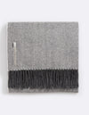 Alicia Adams Alpaca Classic Throw in Dark Grey