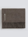 Alicia Adams Alpaca Classic Throw in Solid Brown