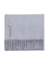 Alicia Adams Alpaca Throw in Chambray Solid