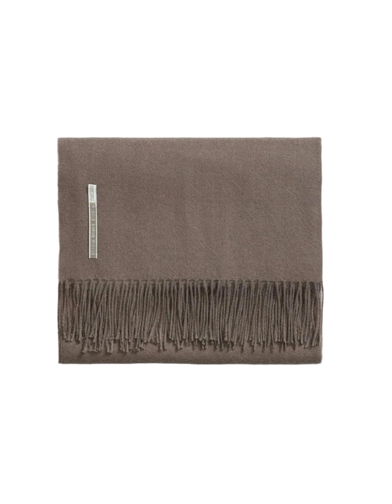Alicia Adams Alpaca Throw in Mocha Solid