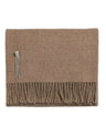 Alicia Adams Alpaca Throw in Sand Solid