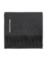 Alicia Adams Alpaca Throw in Smokey Heather Solid