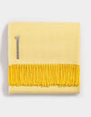 Alicia Adams Alpaca Classic Throw in Herringbone Citrus