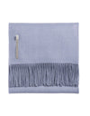 Alicia Adams Alpaca Throw in Dusty Aqua Herringbone