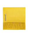 Alicia Adams Alpaca Throw in Lemon Herringbone