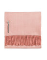 Alicia Adams Alpaca Throw in Melon Herringbone