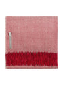 Alicia Adams Alpaca Throw in Oxblood Herringbone