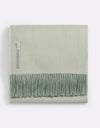 Alicia Adams Alpaca Classic Throw in Herringbone Sage