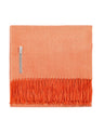 Alicia Adams Alpaca Throw in Spicy Pumpkin Herringbone