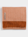 Alicia Adams Alpaca Classic Throw in Herringbone Tabasco