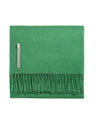 Alicia Adams Alpaca Throw in Bottle Green Solid