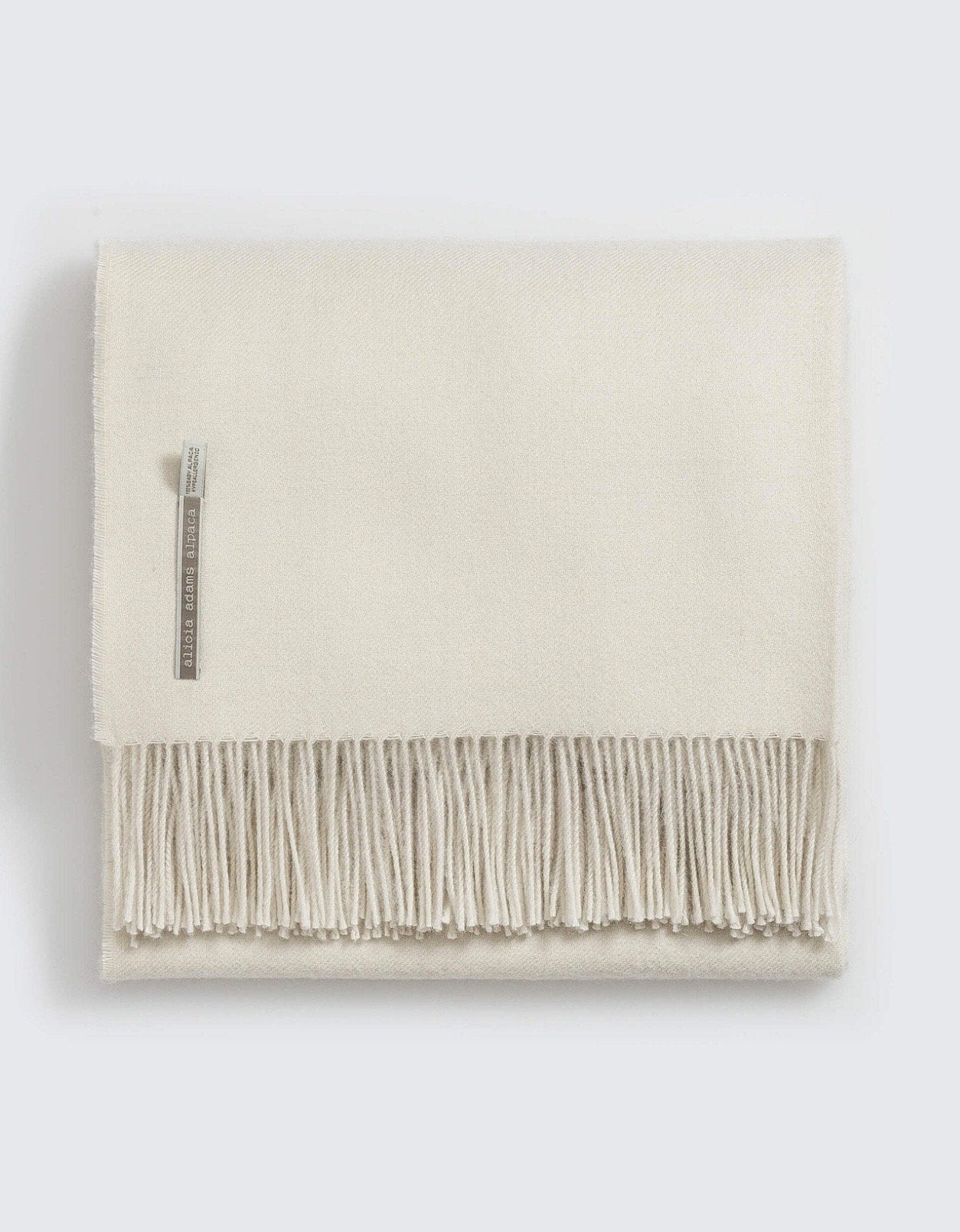 Alicia Adams Alpaca Classic Throw in Solid Celery