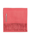 Alicia Adams Alpaca Throw in Coral Solid