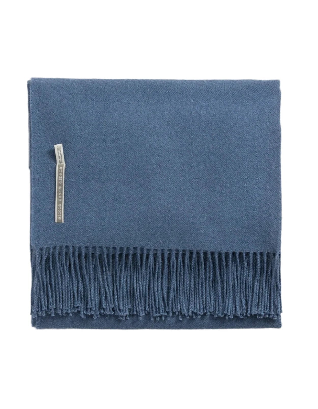 Alicia Adams Alpaca Throw in English Manor Solid