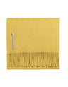 Alicia Adams Alpaca Throw in French Yellow Solid