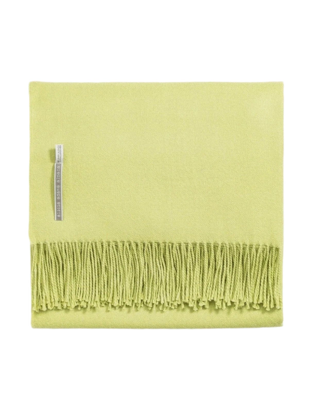 Alicia Adams Alpaca Throw in Gimlet Solid