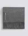 Alicia Adams Alpaca Classic Throw in Solid Grey