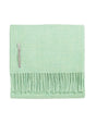 Alicia Adams Alpaca Throw in Jade Solid